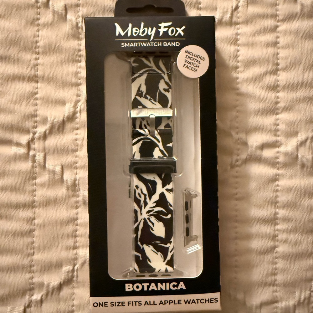 Botanica Smartwatch Band - Black and White